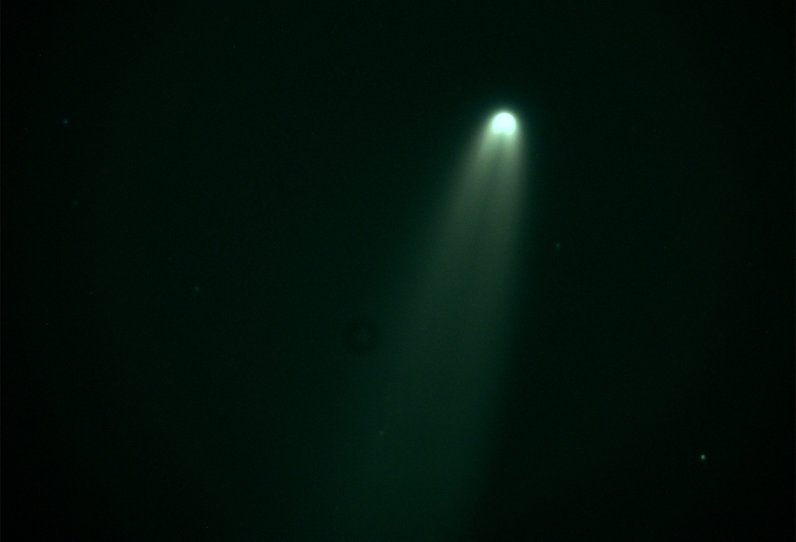 Комета над Подольском, 12 июля, школьный телескоп Шмидт-Кассегрен, 8`
